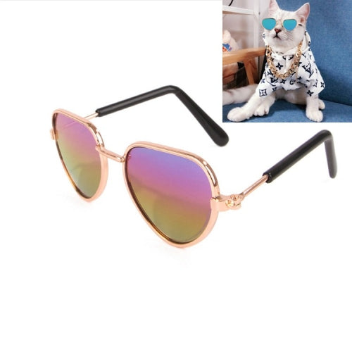 4 PCS Creative Pet Accessories Dog Cat Polarized Light Sunglasses(Dazzling)