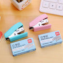 4 PCS Deli 0456 Stapler Set Cute Cartoon Stapler Mini Small Stapler Random Colors