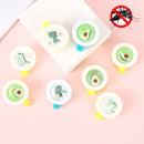 40 PCS Cartoon Travel Outdoor Baby Mosquito Repellent Buckle, Random Color Delivery, Style: Avocado Dinosaur Series