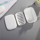 6 PCS Bathroom Drain Soap Holder Plastic Sealed Travel Soap Box