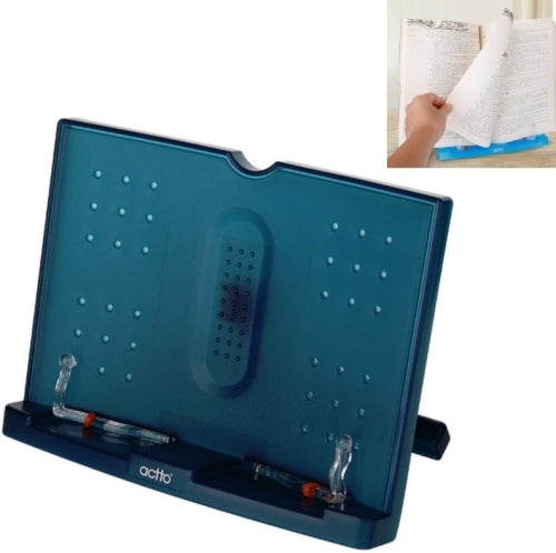 Reading Shelf Student Reading Book Stand, Color:Blue-green