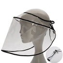 4 PCS Anti-Saliva Splash Anti-Spitting Anti-Fog Anti-Oil Face Shield(Black)