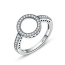 S925 Sterling Silver Womens Inlaid Ring, Size: 5