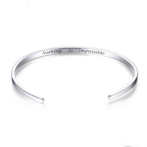 S925 Sterling Silver Bracelet Adjustable Opening Bracelet