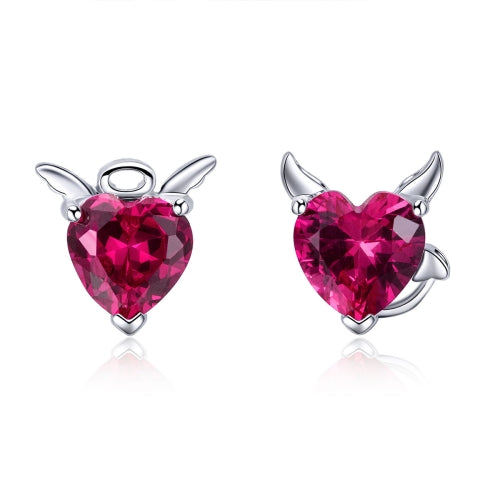 Angel and Devil S925 Sterling Silver Earrings