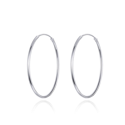 Sterling Silver Stud Earrings Big Earring S925 Silver Earrings Platinum Earrings