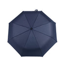 Umbrella Smart Black Technology Multifunctional Creative Automatic Folding Umbrella with LED Light Reflector(Navy)