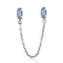 S925 Sterling Silver Accessories DIY Personality All-match Safety Chain