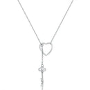 Simple Heart-shaped Female Necklace S925 Sterling Silver Necklace