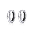 Simple Earrings Sterling Silver S925 Star Earrings