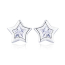 DIY Star Earrings S925 Sterling Silver Earrings