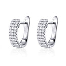 Circle Earrings S925 Sterling Silver Earrings