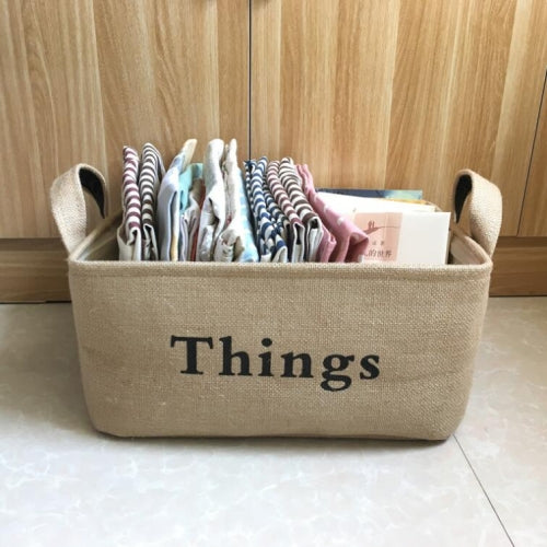 Linen Storage Box EVA Thickened Storage Basket, Size: Large Things
