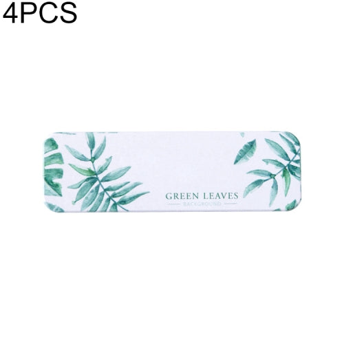 4 PCS Diatom Mud Wash Station Waterproof Pad Toilet Toothbrush Rack Absorbent Pad, Style:Leaves