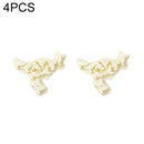 4 PCS Kangaroo Shape Ice Cream Silicone Mold Maltose Chocolate Mold Ice Tray(Beige)