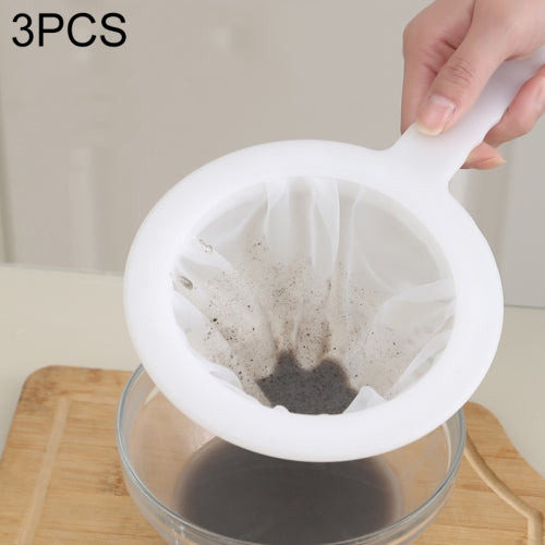 3 PCS Household Kitchen Soy Milk Filter Residue Juice Filter Screen Colander