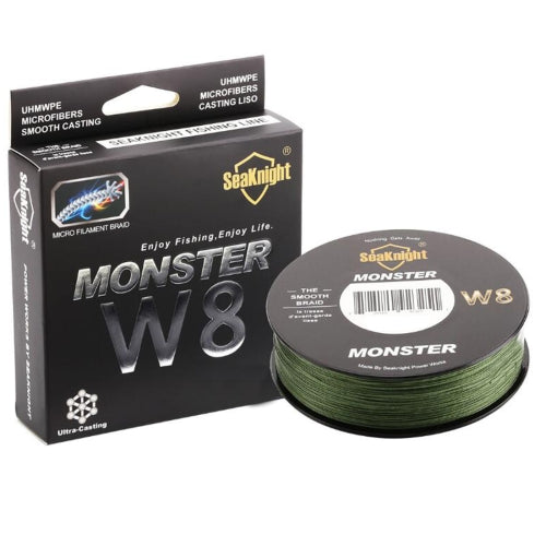 Seaknight 8 Series 500 Meters Strong Horse Fishing Line PE Main Line Fshing Line, Line number: 4.0, Color:Dark Green