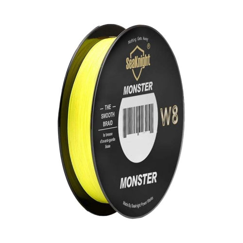 Seaknight Fishing Line PE Line 8 Series 300 Meters Rally Main Line, Line number: 4.0, Color:Yellow