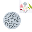 10 PCS Round Cartoon Soft Candy Jelly Steamable Silicone Mold Ice Cream Chocolate Dripping Mold, Style:Dinosaur World(Blue)