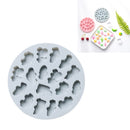 10 PCS Round Cartoon Soft Candy Jelly Steamable Silicone Mold Ice Cream Chocolate Dripping Mold, Style:Car(Blue)