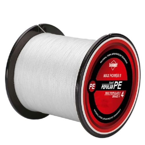 Seaknight Fishing Line 300M Braided Line Main Line 4 Braid, Line number: 0.4(White)