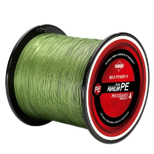 Seaknight Fishing Line 300M Braided Line Main Line 4 Braid, Line number: 4.0(Green)