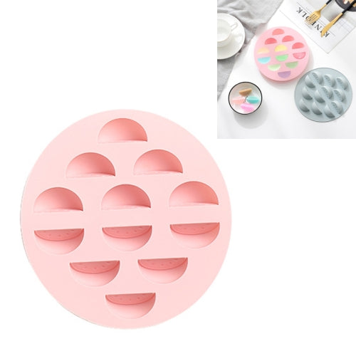 6 PCS Creative Watermelon Shape Ice Tray Mold Silicone Chocolate Cake Baking Mold(Pink)