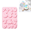 4 PCS Duck Shape Silicone Ice Tray Baking Mold Biscuit Chocolate EMold(Pink)