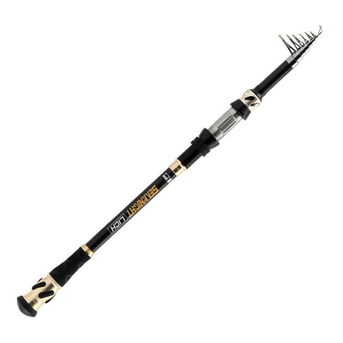 SeaKnight LICH Luya Rod Telescopic Fishing Rod Portable Fishing Throwing Rod Long Shot Rod, Length: 2.4m, Specification:Straight Handle M