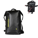 Rhinowalk Fully Waterproof Backpack Large Capacity Bicycle Front Bag Multifunctional Backpack Back Shelf Bag 20L(Green)