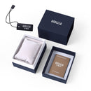 3 PCS BAOGELA Paper + Sponge Square Watch Packaging Box Black Watch Gift Box, Size: 12.5 x 9.5 x 7.2cm