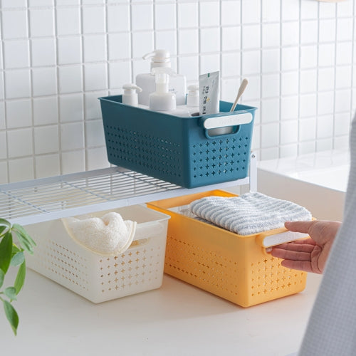 3 PCS Desktop Snack Storage Basket Kitchen Portable Storage Basket Sundries Box Random Color Delivery