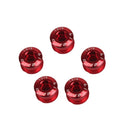 5 PCS Litepro Mountain Bike Bicycle Plate Nail Sprocket Plate Screw Folding Bike Modified Single Plate Nail(Red)