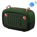 BS32D Wireless Bluetooth Speaker Cartoon Subwoofer Outdoor Card Portable Mini Speaker(Green)