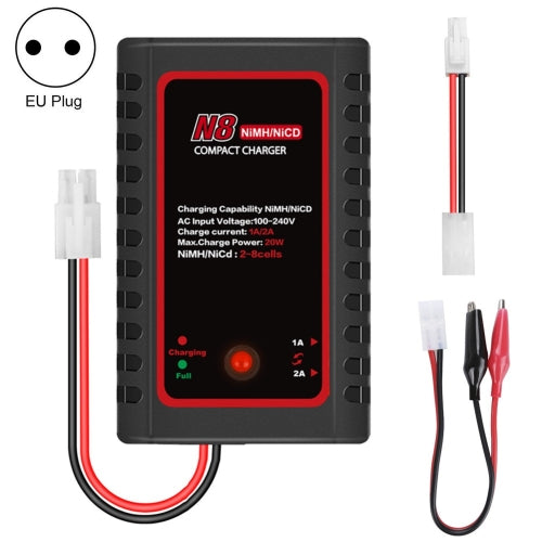 HTRC N8 Ni-MH Ni-Cr Battery Charger Smart Balance Charger, EU Plug