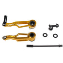 Litepro Folding Bike Short Arm V Brake Long Arm CNC V Brake Caliper Modification, Specification:Short Arm, Color:Gold