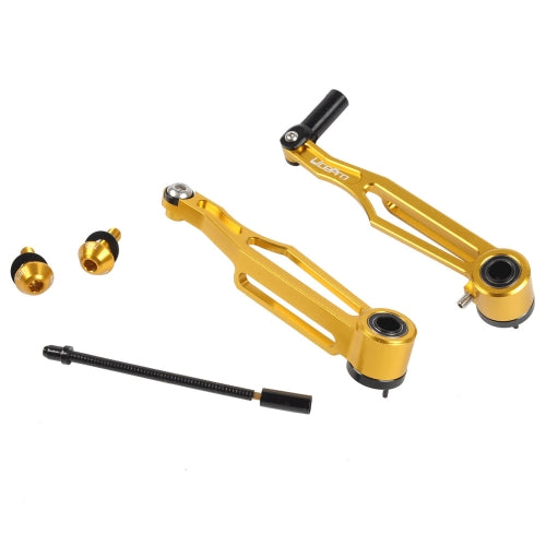 Litepro Folding Bike Short Arm V Brake Long Arm CNC V Brake Caliper Modification, Specification:Long Arm, Color:Gold