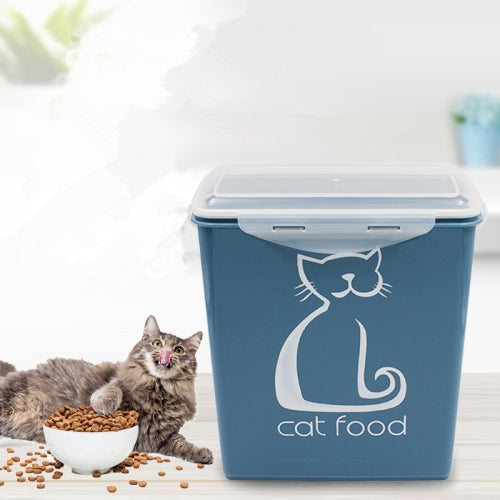 5L Pet Food Storage Bucket Moisture-proof Sealed Storage Tank Pet Supplies