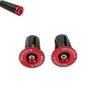 8 PCS MEROCA Mountain Bike Expansion Lock Bar Plug Road Bike Bicycle Bar Plug End Cover, Color:Red
