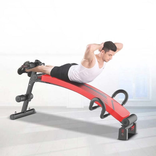 Foldable Sit-up Board For Household Multifunctional Abdomen, Specification: 177P-8 Red High Profile