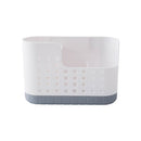 Kitchen Wall-mounted Sticky Drainable Chopstick Cage Tableware Storage Box(Gray)