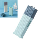 4 PCS Travel Wash Cup Toothbrush Box Portable Set Creative Business Trip Tooth Storage Box(Blue hit blue)