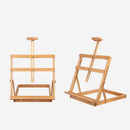 Horizontal Desktop Wooden Easel Sketch Exhibition Easel, Specification: Beech 35x33x48cm