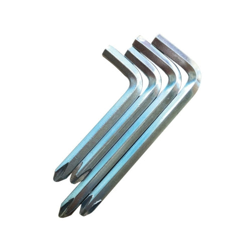 100 PCS Screwdriver Hexagonal Hexagonal Wrench Scooter Repair Tools Cross Bit, Specification:4mm, Material:45 Steel