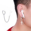 10 PCS A00114 Wireless Bluetooth Headset Anti-lost Titanium Steel Non-fading Earrings, Style:Spring Clip