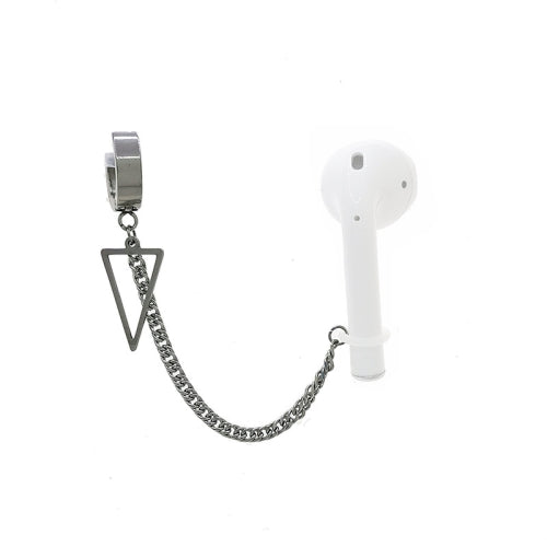 8 PCS Earphones Anti-lost Universal Earrings Non-pierced Ear Clips Titanium Steel Sports Ear Buckles, Style:HYE200427