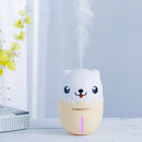 USB Humidifier Three in One Mute Office Moisturizing Mini Small Air Alcohol Atomizer(Yellow )