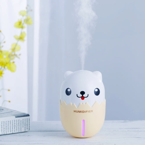 USB Humidifier Three in One Mute Office Moisturizing Mini Small Air Alcohol Atomizer(Yellow )