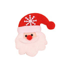 25 PCS Christmas Decorations Santa Claus Snowman Fabric Dolls Christmas Family Scene Christmas Tree Pendant, Specification: Brushed Cloth Old Man Head