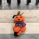 4 PCS Halloween Decoration Pendant Mall Shop Window Party Wall Sticker Decoration Supplies(Pumpkin)